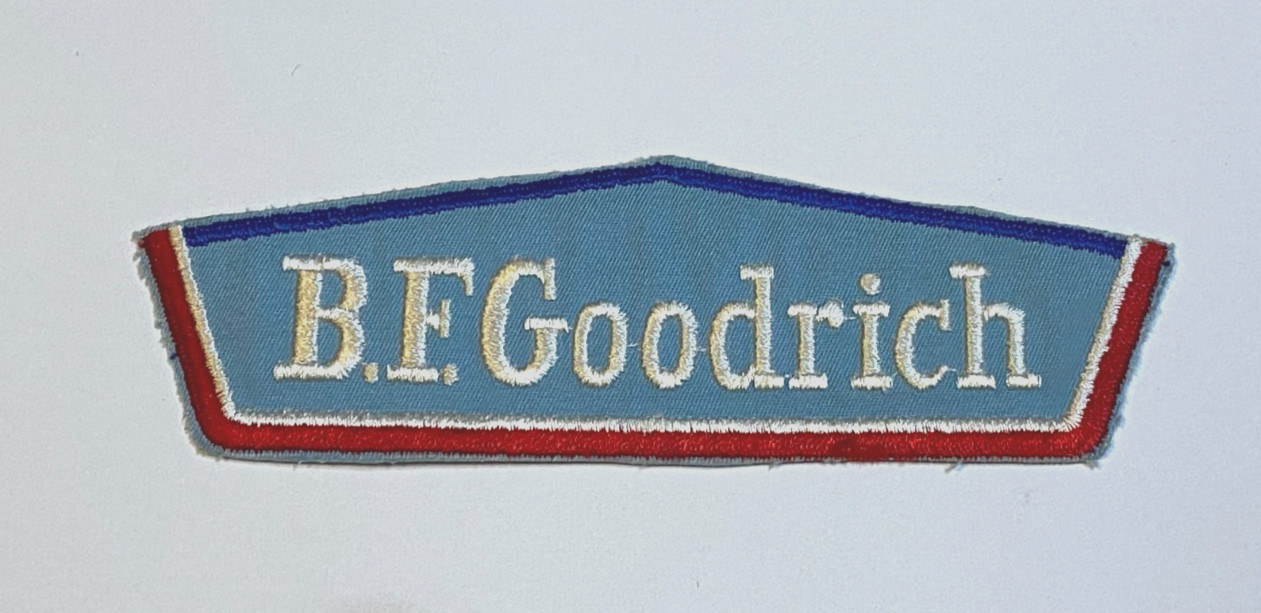 Vintage B.F Goodrich The other Guys Service Dealer Uniform Patch 6.75 '' **NOS**