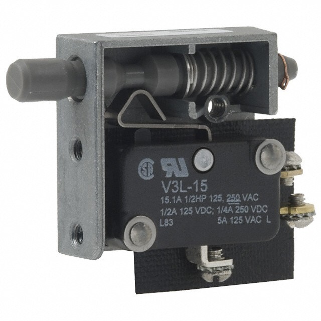 Honeywell Micro Switch 22AC1 Micro Door Switch, 15A, 250VAC, Rod Actuator *NEW*