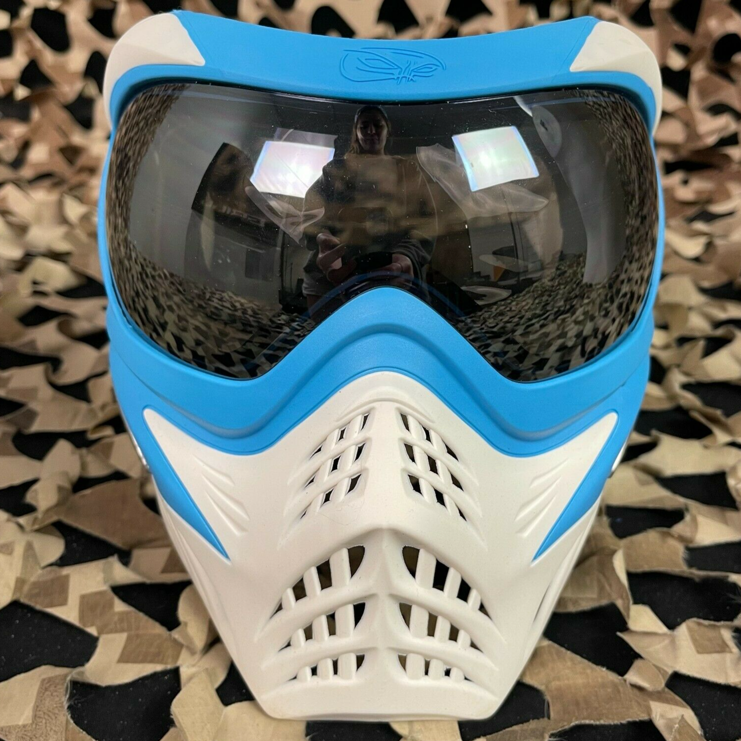 NEW V-Force Grill Paintball Mask - SE Blue/White