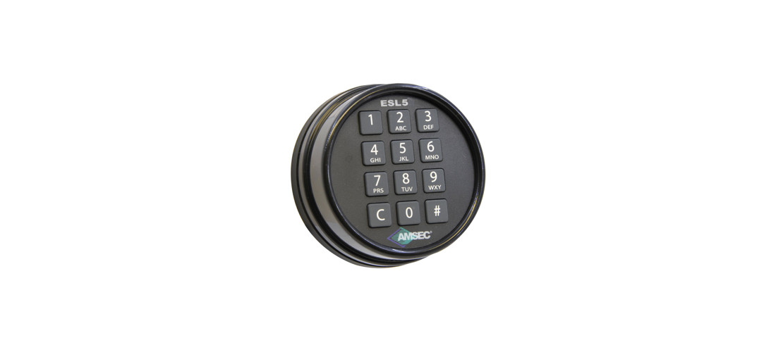 American Security ESL5 Series Electronic Keypad Retro-Fit Kit Black Nickel