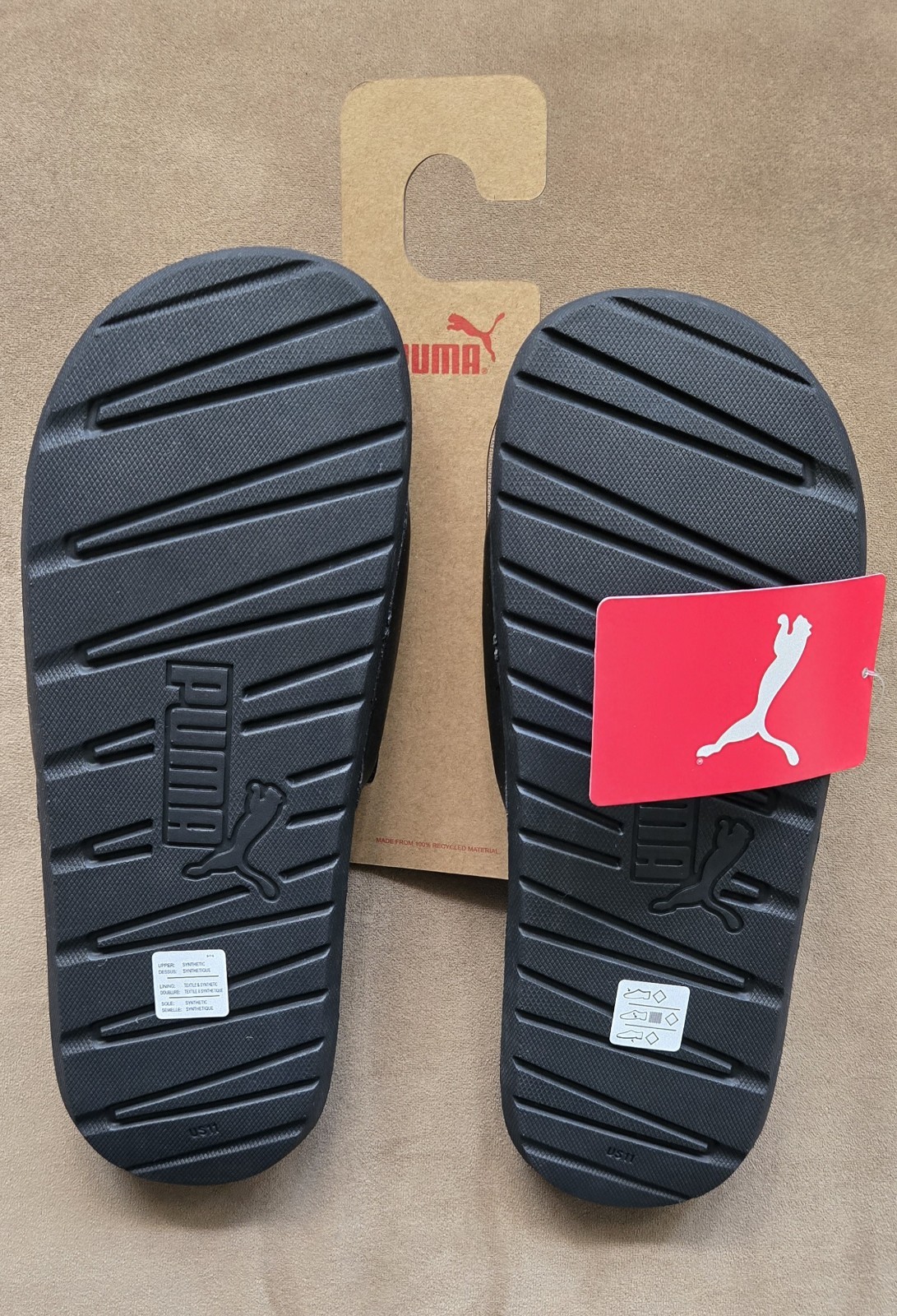 Puma Slides Cool Cat 2.0 Black/Red 11