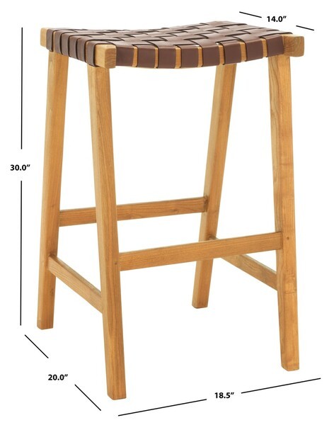 Safavieh ABREU RECTANGLE BARSTOOL, Reduced Price 2172767628 BST1012F