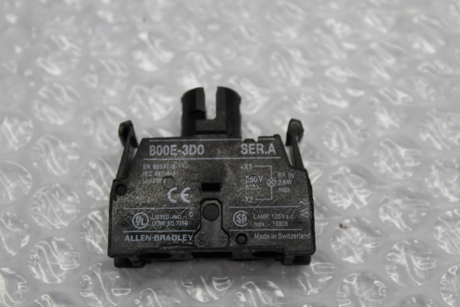 ALLEN BRADLEY 800E-3D0 SER.A LAMP MODULE NSNP
