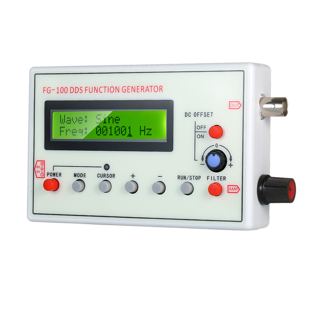1HZ-500KHZ FG-100 DDS Functional Signal Generator Sine   K3B7