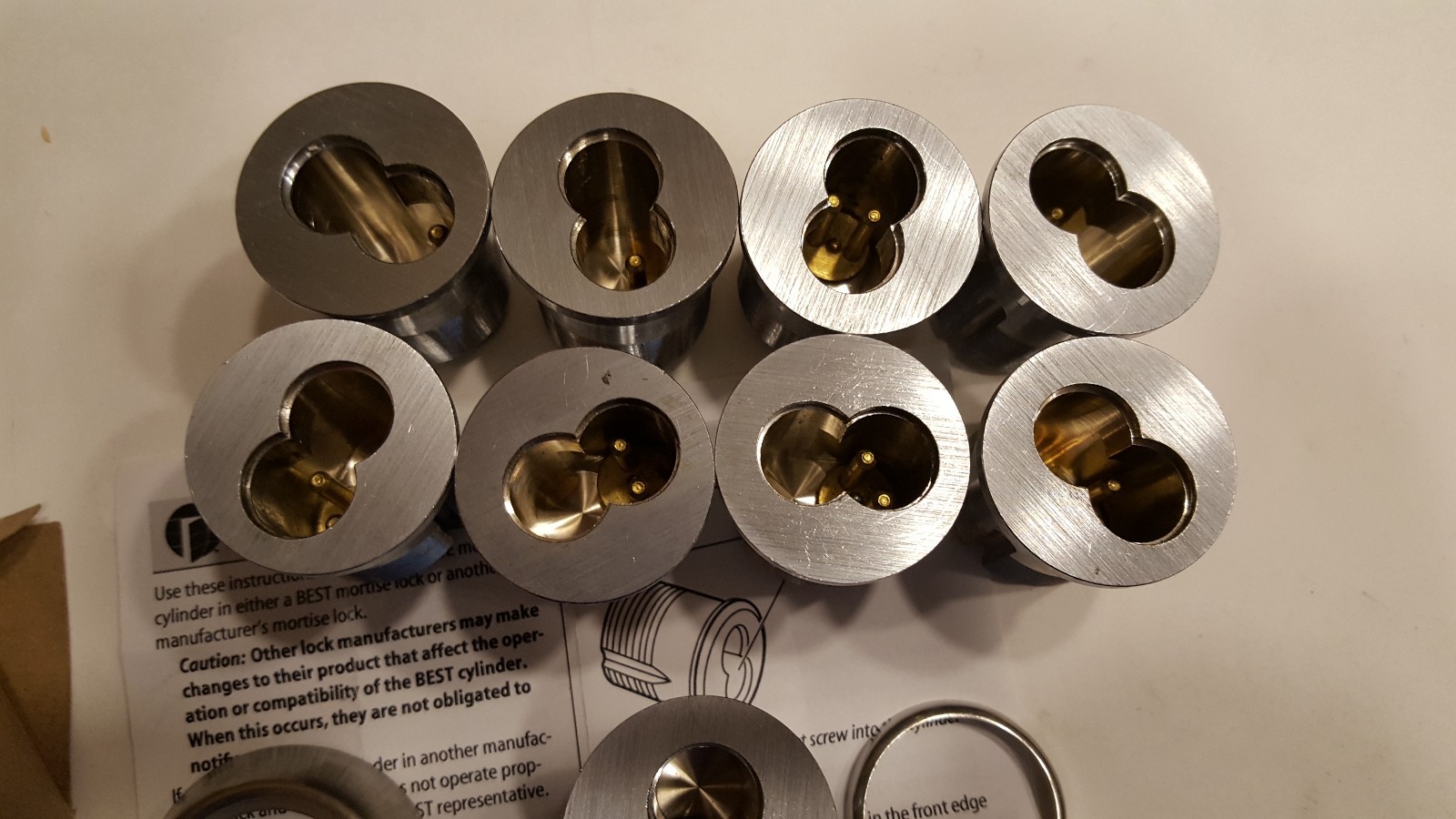 Stanley Security Solutions Best Mortise Cylinder 626 Finish Locksmith tested