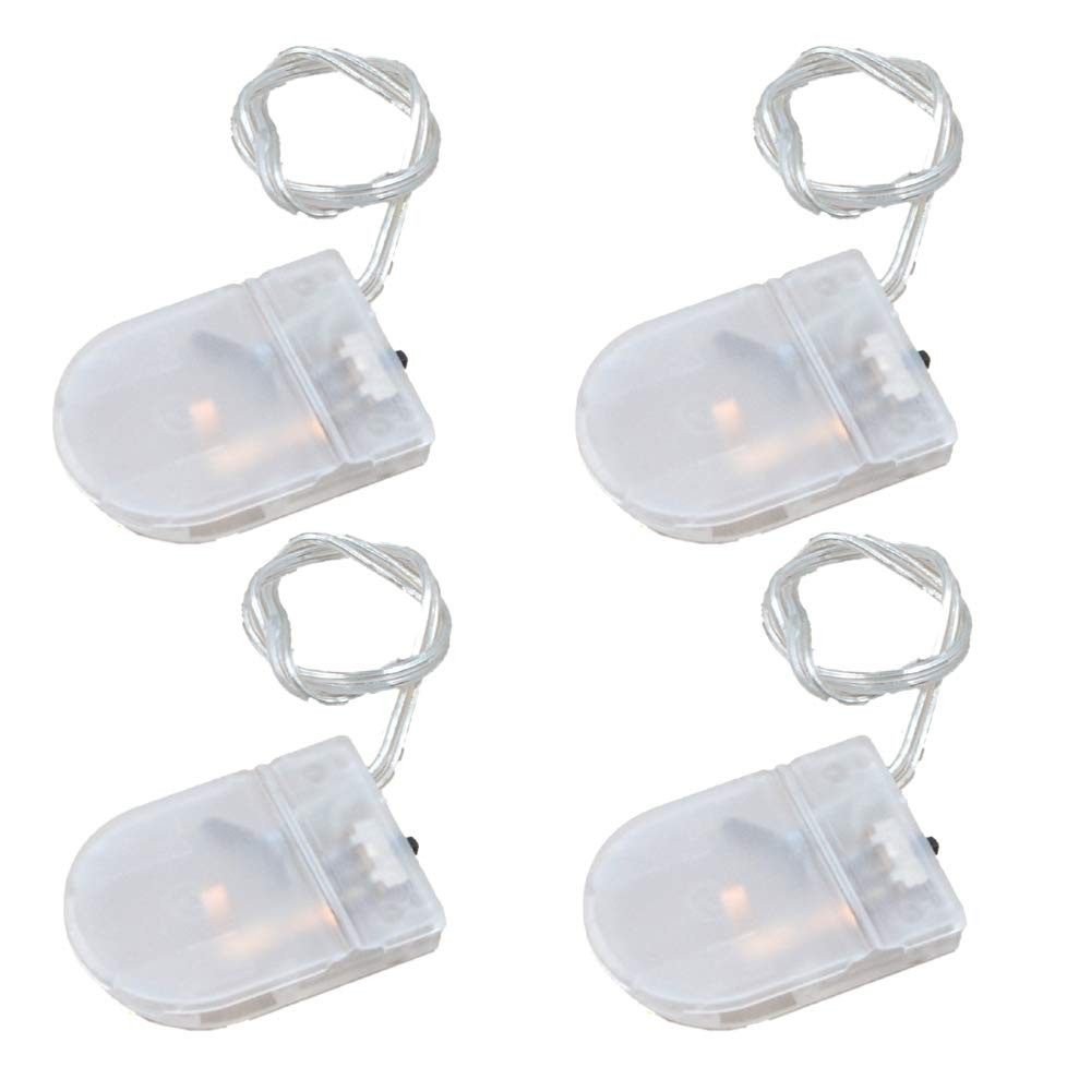 Pack of 4 cr2032 Battery Holder Coin Cell Holder with Switch, 1 x 3V CR2032 B...