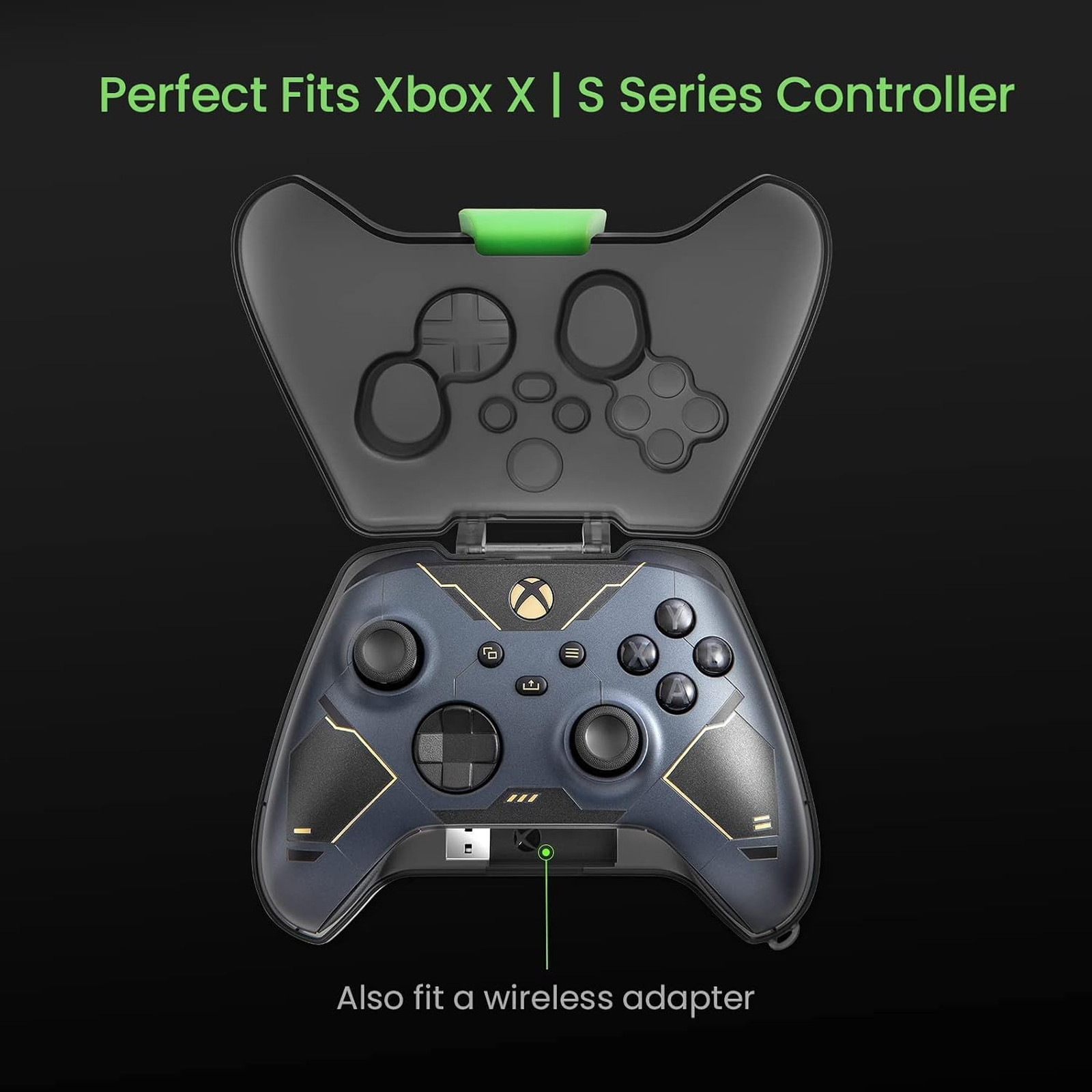 Xbox Series X S Controller Case, Hard Shell Protector, Military Grade, Travel