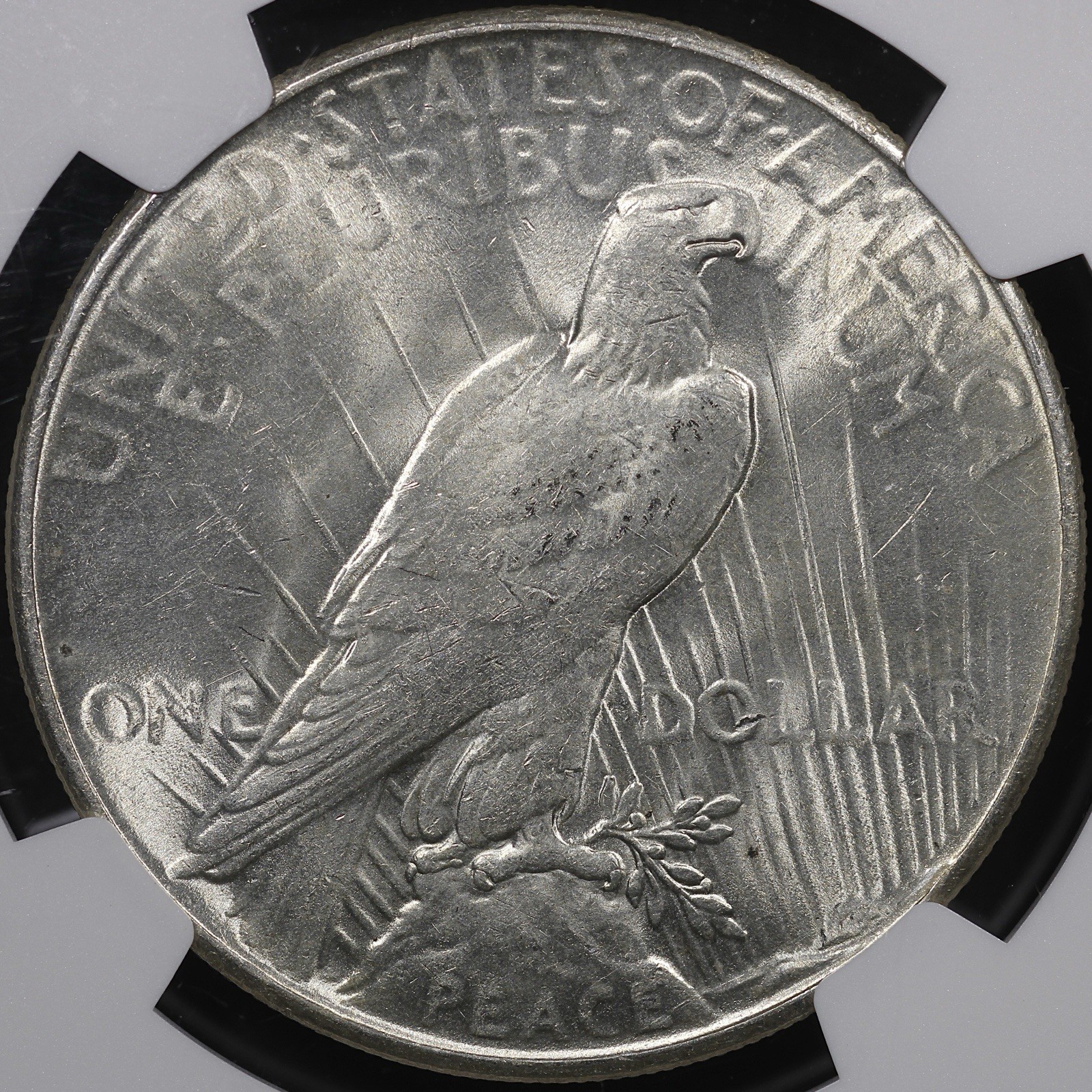 1935 Peace Dollar - $1 NGC MS62 - Flashy Example!