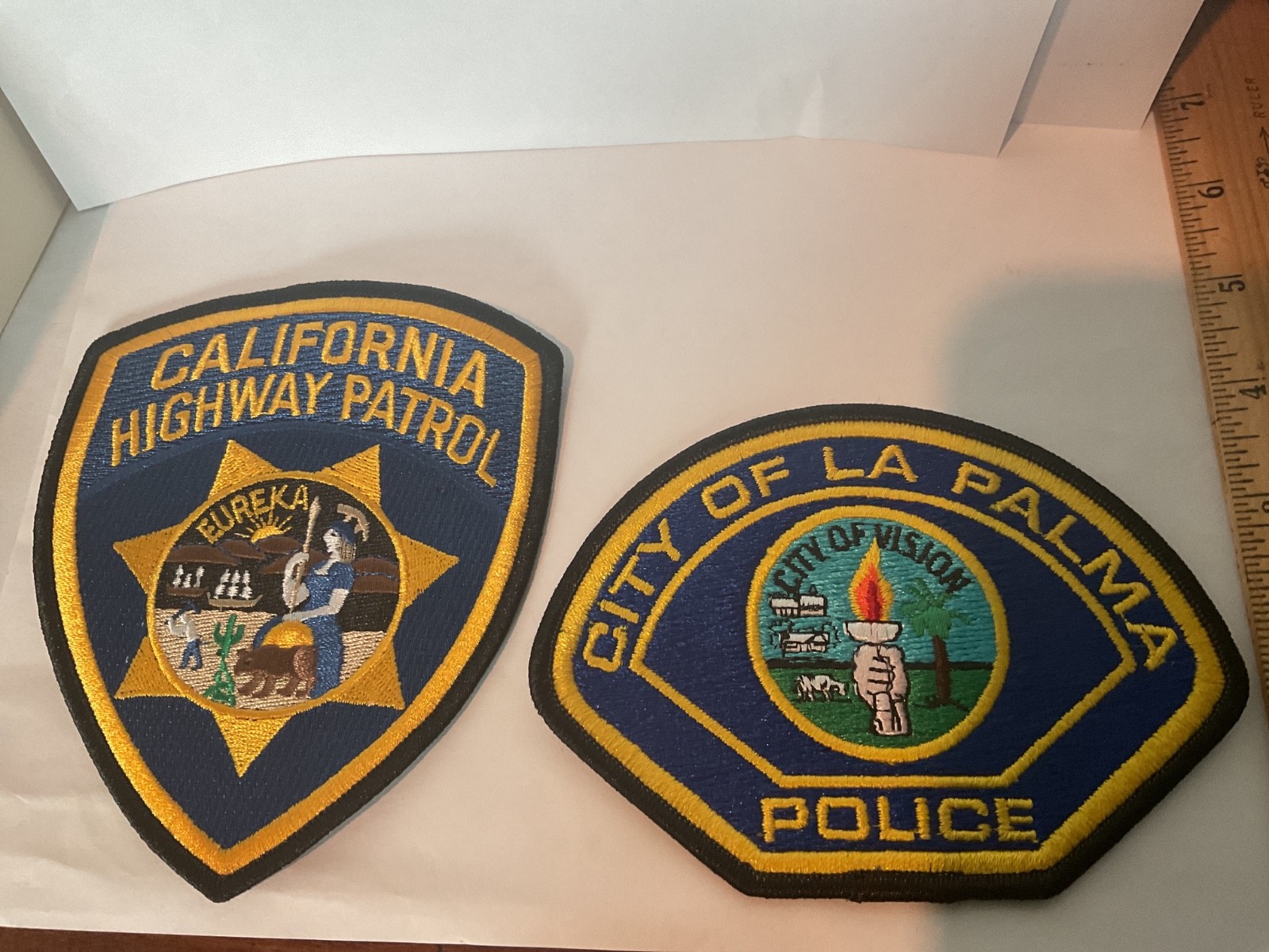 Antioch Police California patch and California Highway Patrol Set / Tracking
