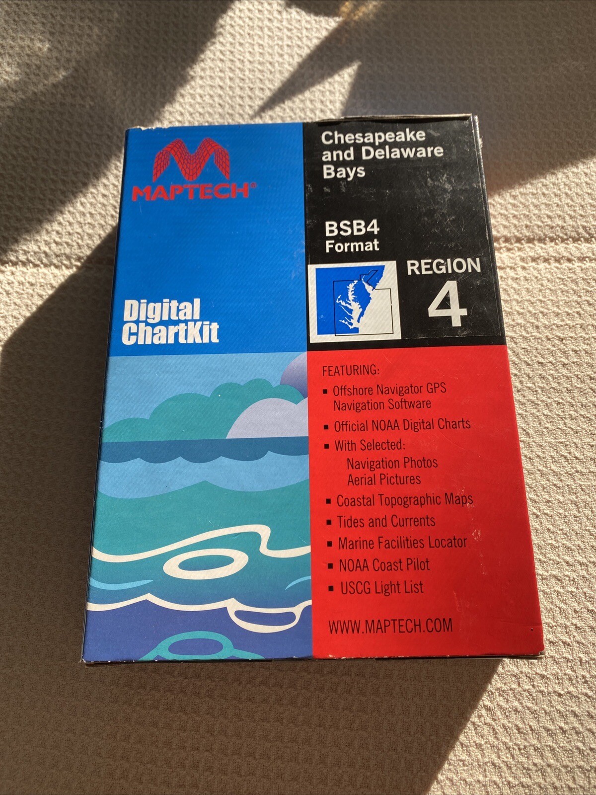 MapTech Digital ChartKit 2005 Region 4 Chesapeake & Delaware Bays BSB4 Format