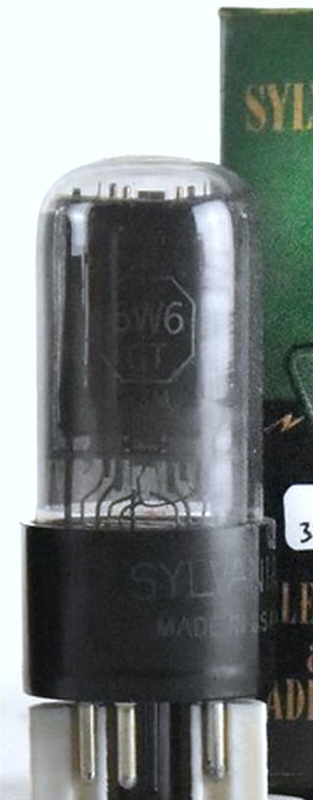6W6 GT TUBE SYLVANIA TESTED & BOXED VINTAGE COMMERCIAL SURPLUS