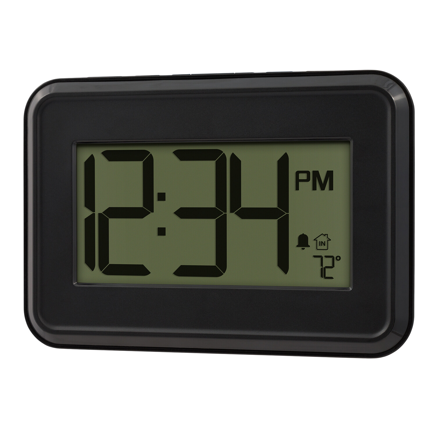 W80000 La Crosse Technology Digital Wall Clock with IN Temperature & Timer