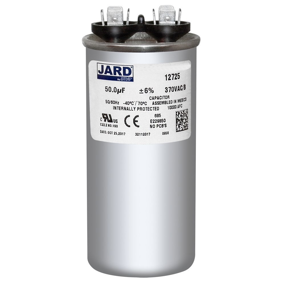 Replacement for Baldor OC3050F09SP Run Capacitor, 50 uF, 370VAC 50-60Hz