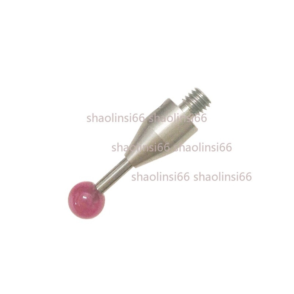 CMM Touch Probe Stylus M4 Thread 6mm Ruby Ball Tips 20mm Length for A-5003-4796