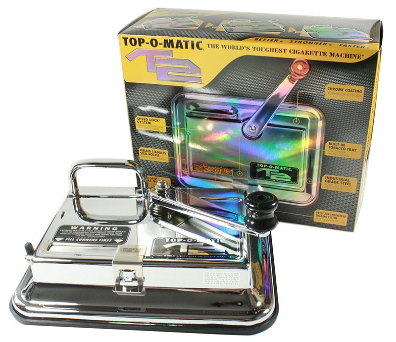TOP-O-Matic T2 Cigarette Maker Rolling Tobacco Injector Machine King 100s