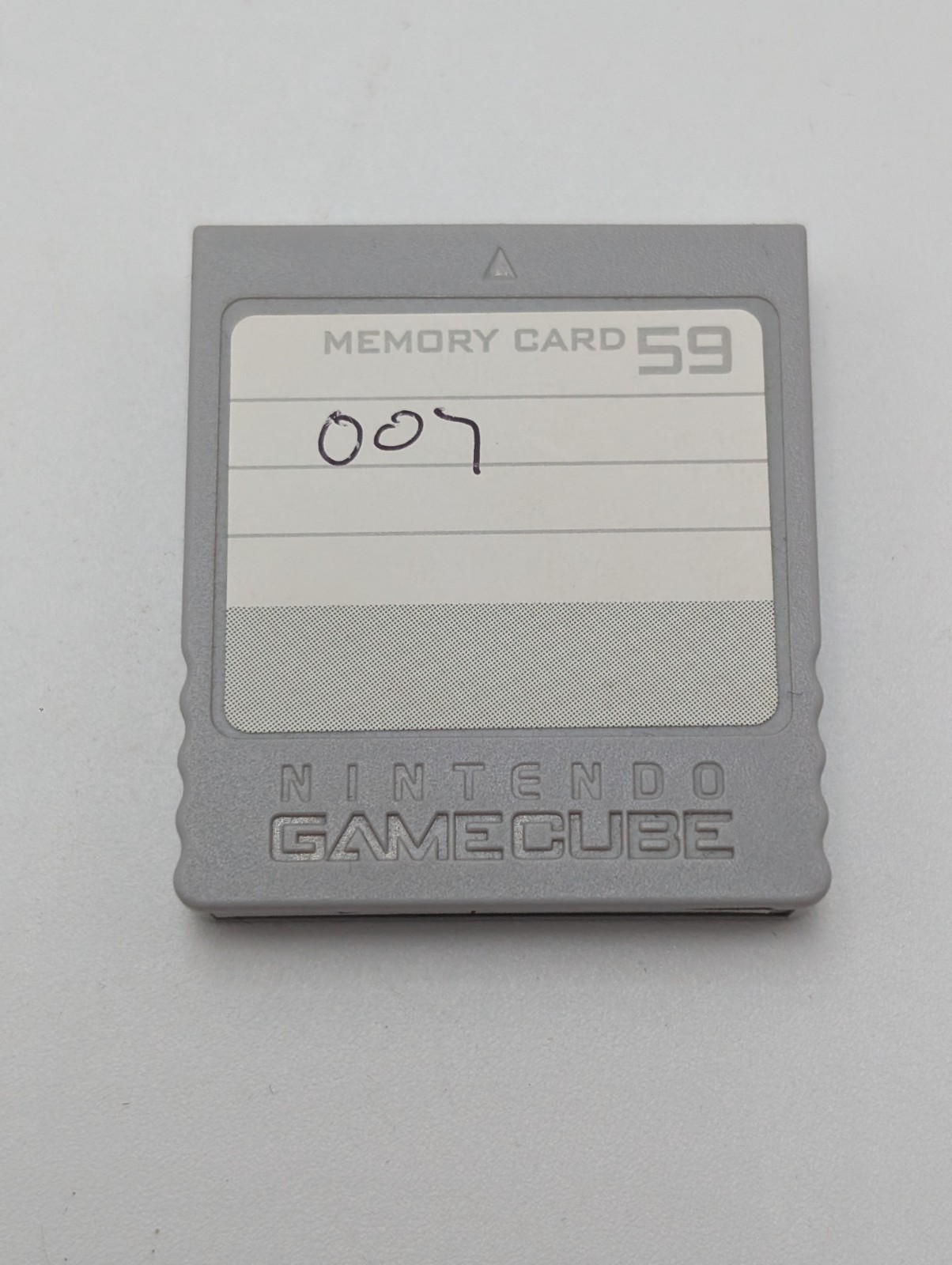 Nintendo GameCube Memory Card DOL-008 Grey OEM Official