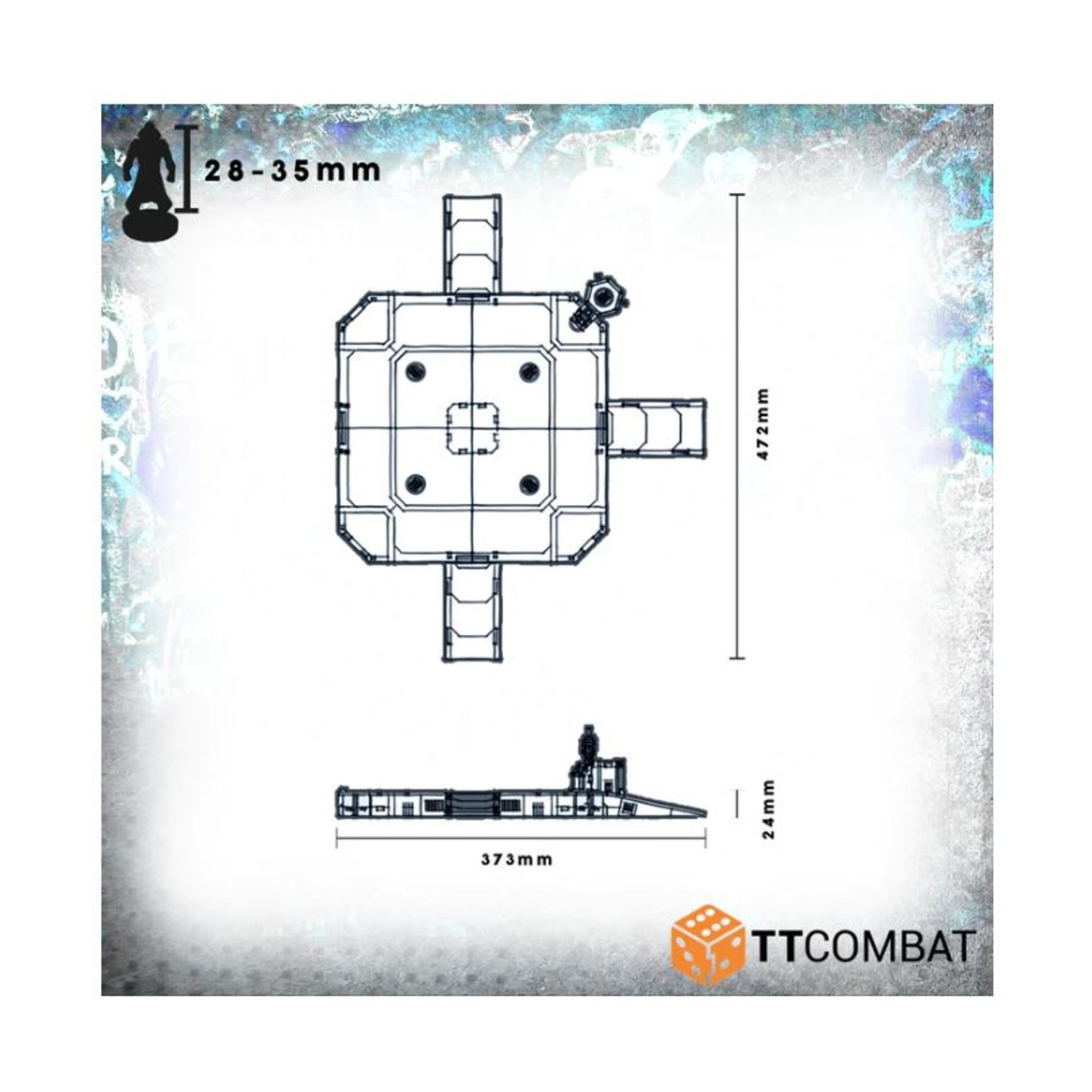 TT Combat Terrain 32mm Flight Pad Pack SW (New)
