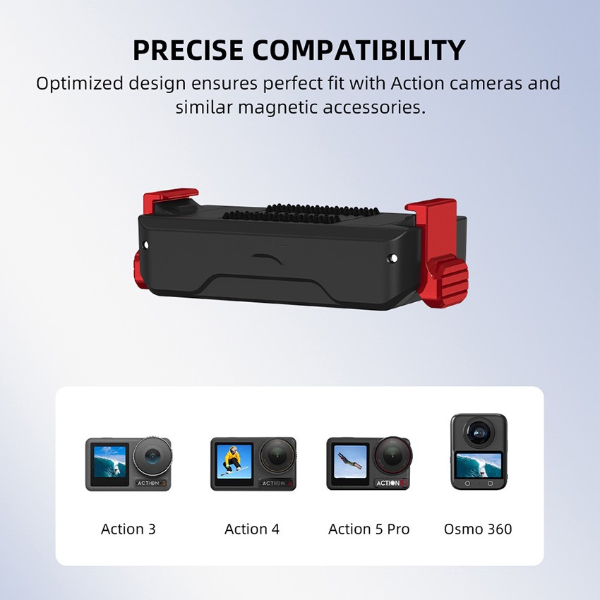 Magnetic Quick-Release Base Quick-Release Adapter 1/4" for DJI ACTION 3/4/5 Pro