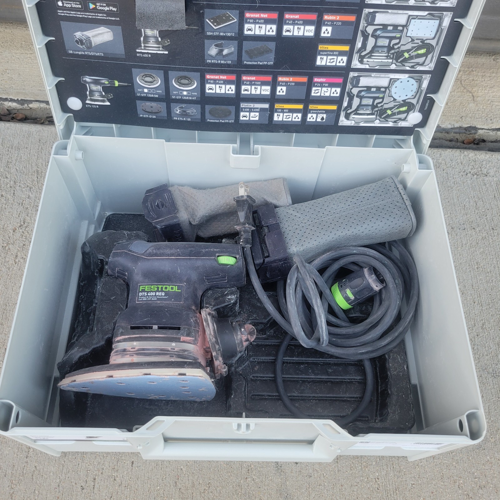 Festool Finish Detail Sander DTS 400 REQ-Plus With Case