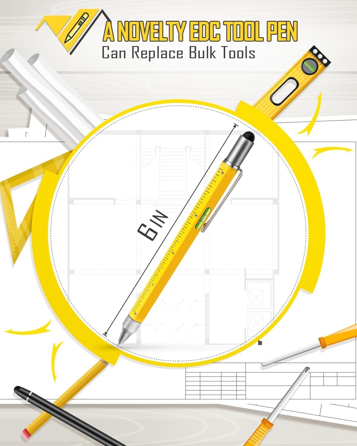 6 in 1 MultiTool Pen