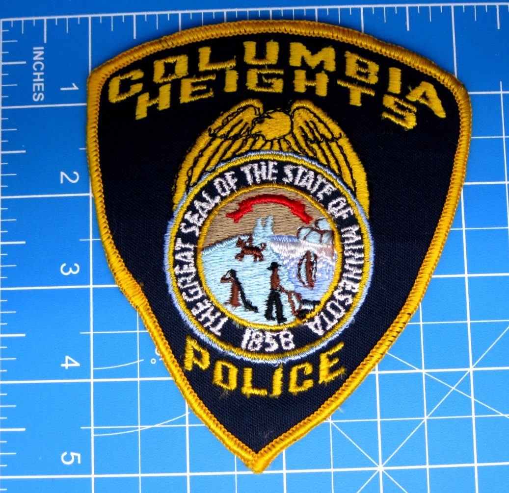 Columbia Heights Minnesota Police patch-vintage