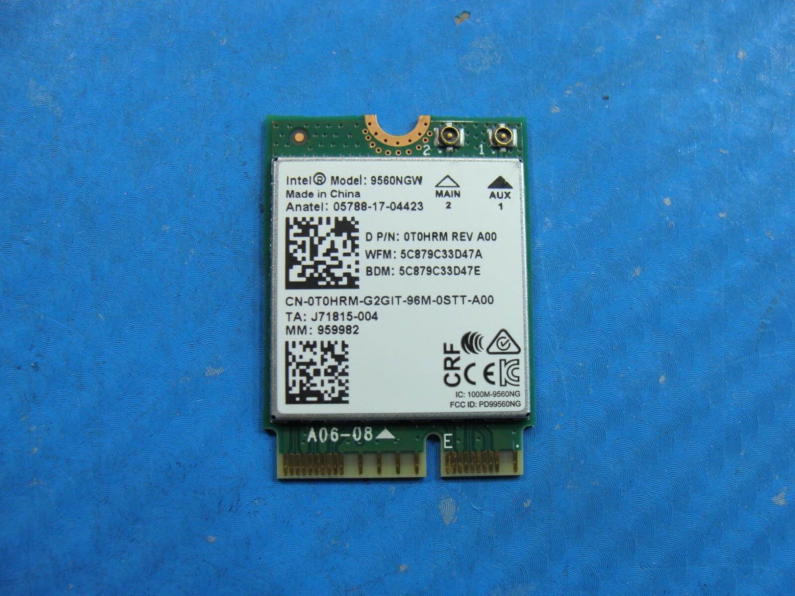 Dell Latitude 7400 2-in-1 14" Genuine Laptop Wireless WiFi Card 9560NGW T0HRM