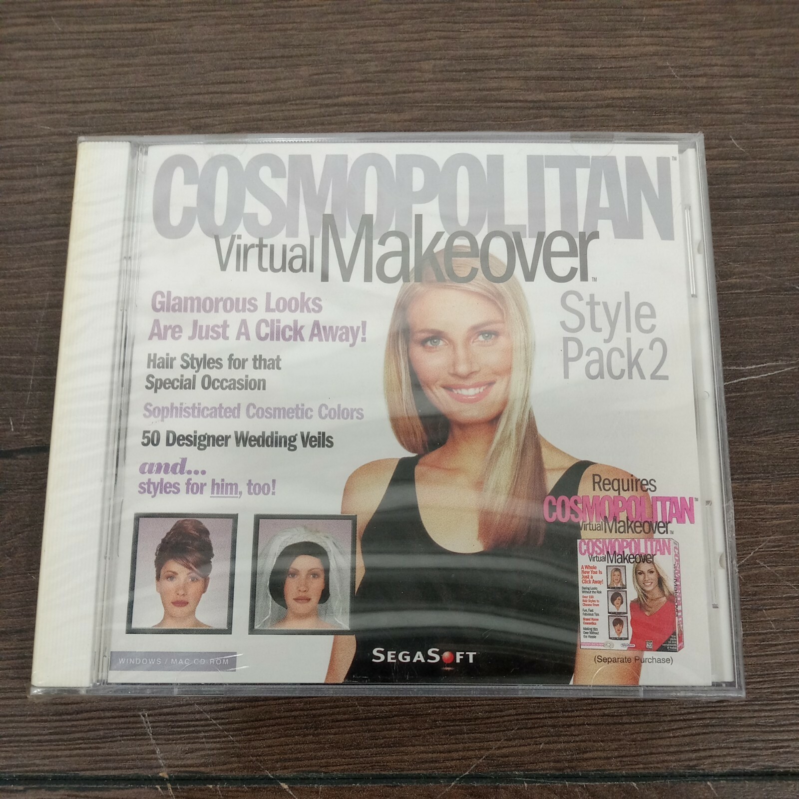 Cosmopolitan Virtual Makeover Style Pack 2 PC Sealed