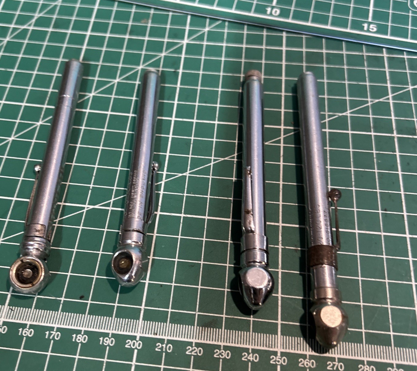 Vintage Dunlop Tyre Pressure Gauge Metal Made in England  Job Lot