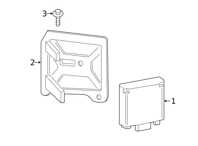 Genuine Ford Blind Spot Detection System Warning Sensor LC3Z14C689C