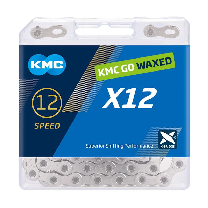 | Wax X12 Bicycle Chain 12-Speed | Mountain Bike/Road/Gravel | 12 Speed Chain: S