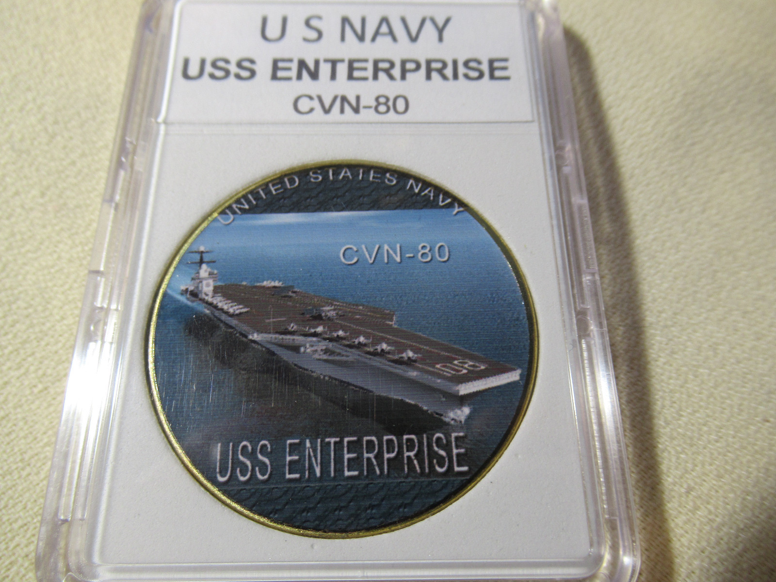 US NAVY - USS ENTERPRISE (CVN-80) Challenge Coin