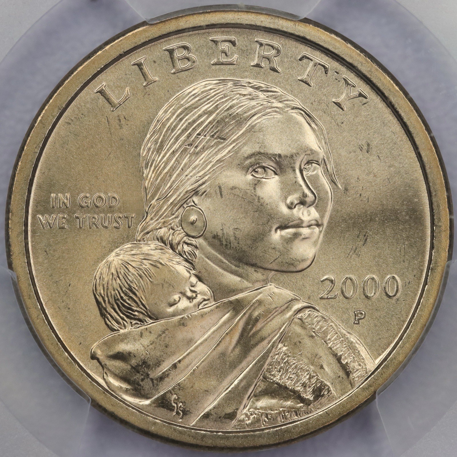 2000-P Sacagawea Dollar  "Wounded Eagle" FS-901 - PCGS MS 66+