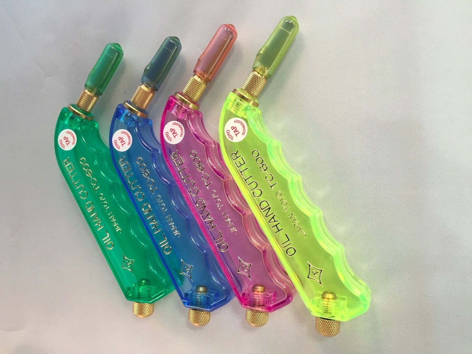 TOYO Pistol Grip Oil Glass Cutter, Stained Glass Cutter - Stained Glass Supplies