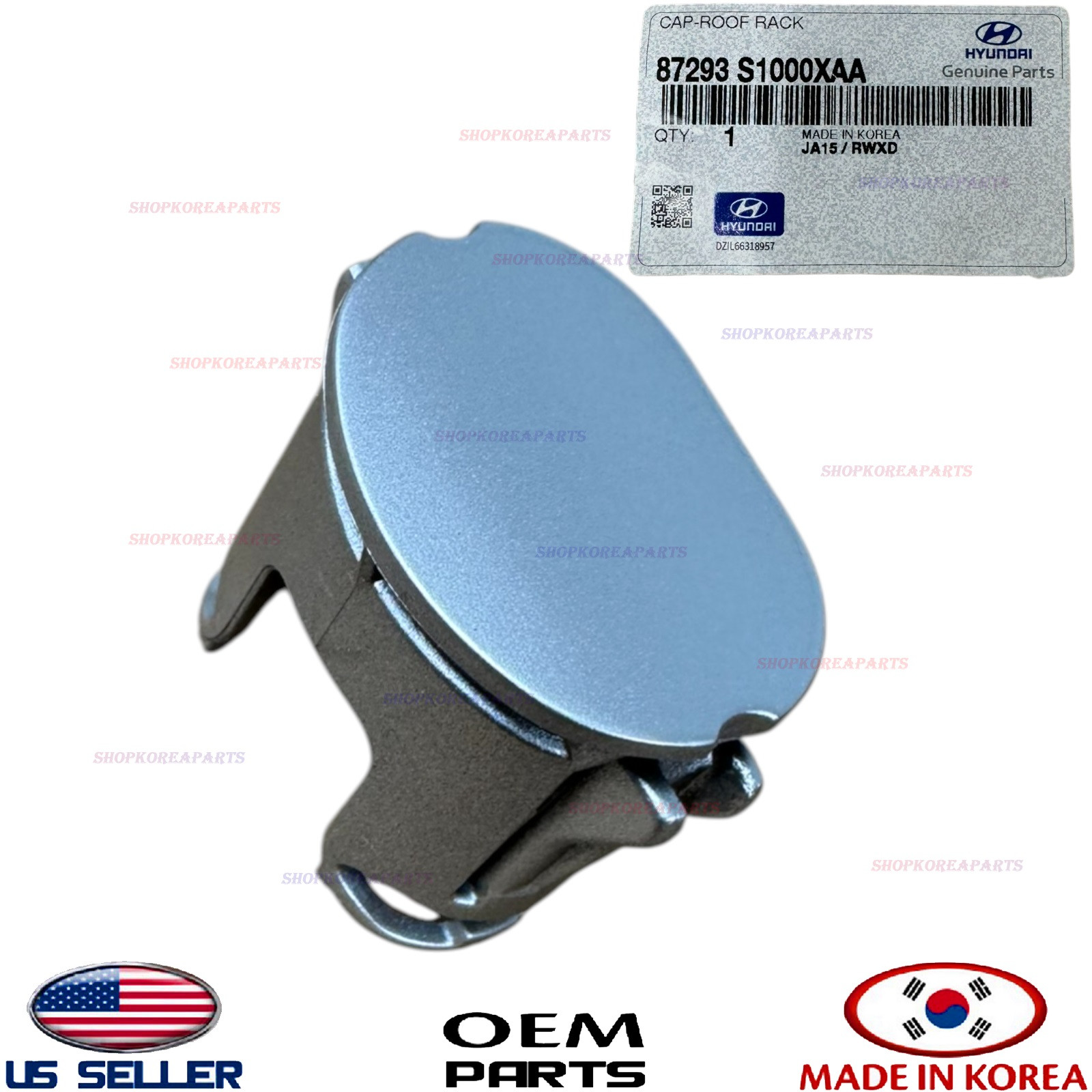 Genuine OEM Roof Rack Cap 2021-2023 Hyundai Santa Fe 87293-S1000-XAA
