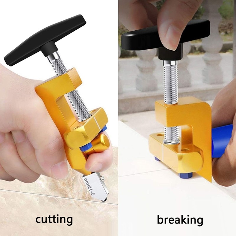 Professional 2 In 1 Manual Tile Cutter Breaking Tool for Smooth and Precise Cuts