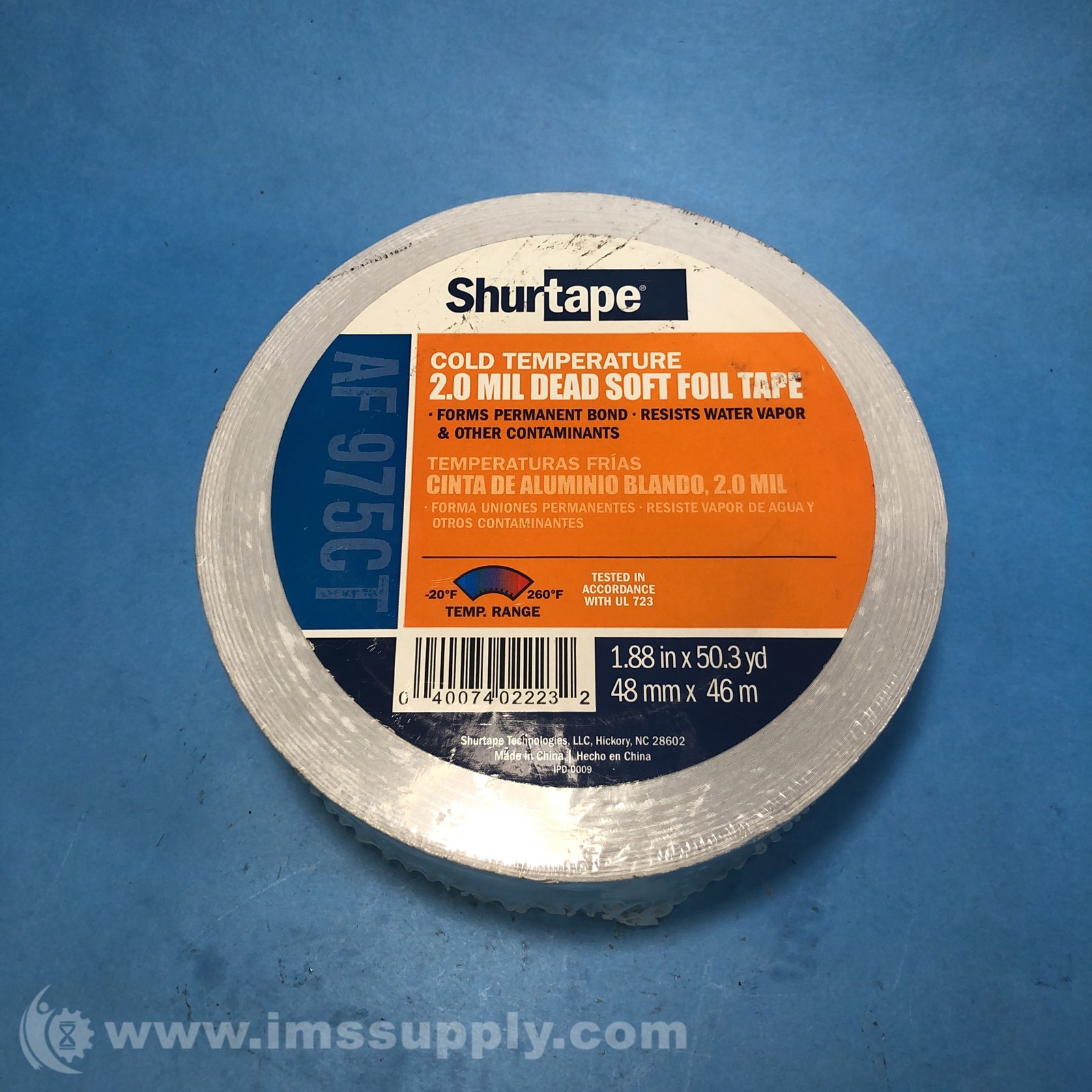 Shurtape AF 975CT Cold Temperature Aluminum Foil Tape FNFP