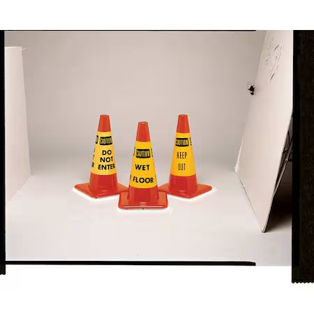 Rockford Silk Screen Process Cs-1 Traffic Cone Collar, Waterproof Cloth Vinyl,