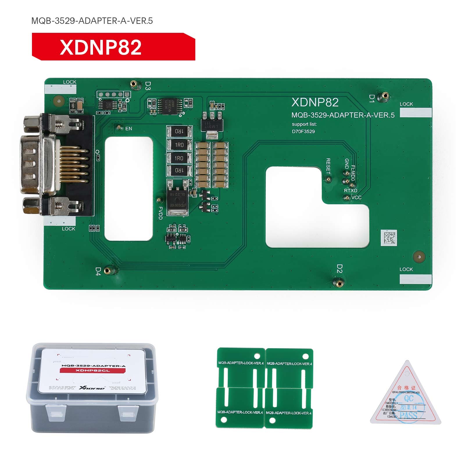Xhorse XDNPM3GL MQB48 Adapter Without Solder Full Package 13pcs For Multi-Prog