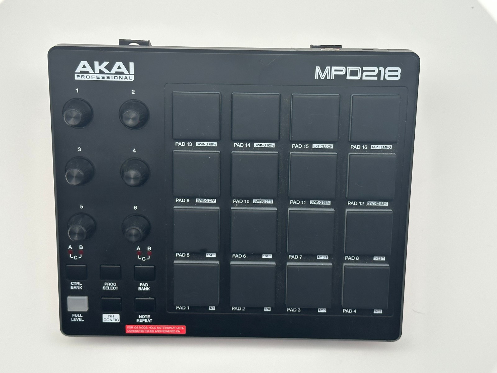 Akai Professional MPD218 Pad Controller W/ 3D Printed Stand