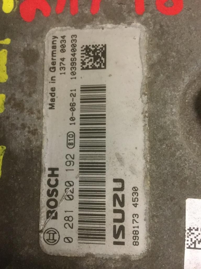 Replaces 0 281 020 192 ISUZU ENGINE CONTROL MODULE (ECM) ,  OH