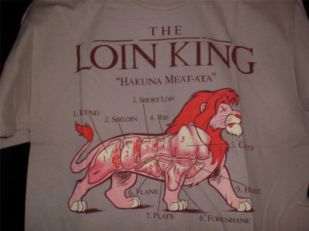 TeeFury Disney SMALL "The Loin King" Disney The Lion King Parody Shirt SAND
