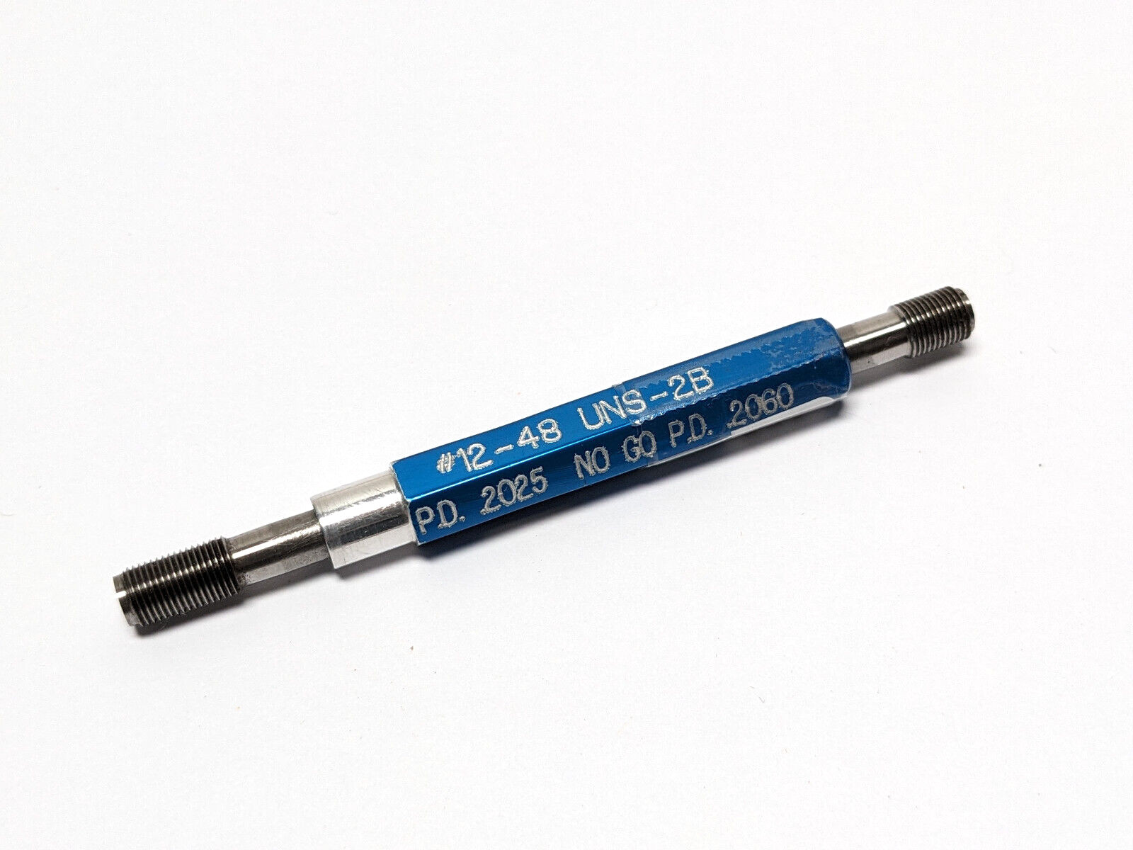 #12-48 UNS Class 2B Taperlock Thread Plug Gage Go No-Go .2025 .2060 Work Plugs