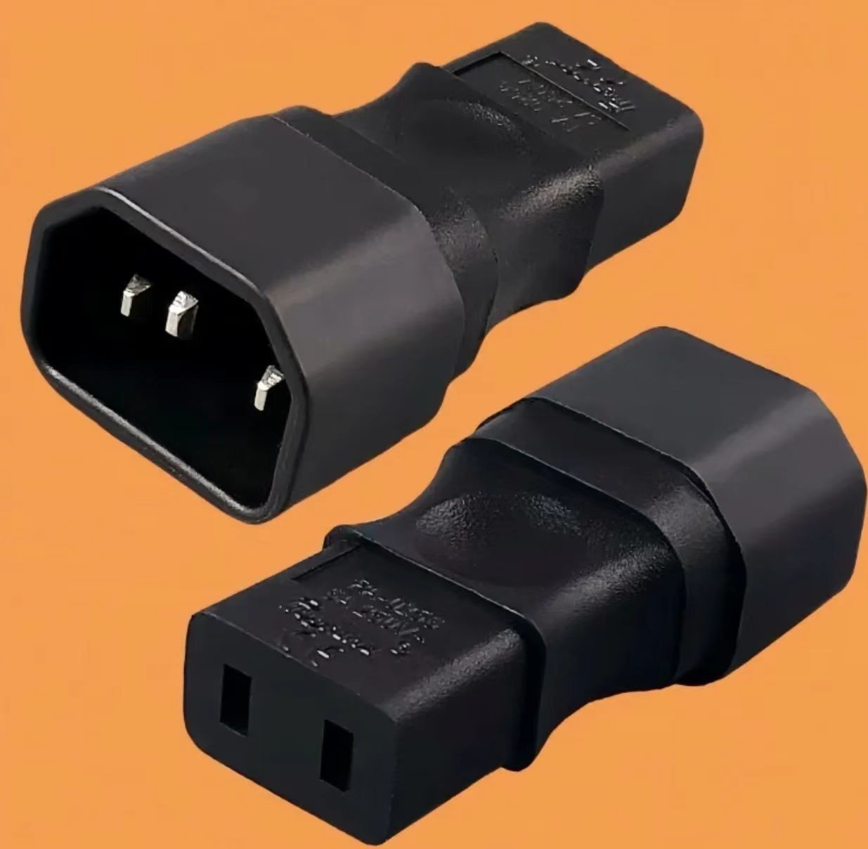 2 Pin Mains Power Cable Lead Adaptor Vintage Marantz Roland Revox Korg Tandberg