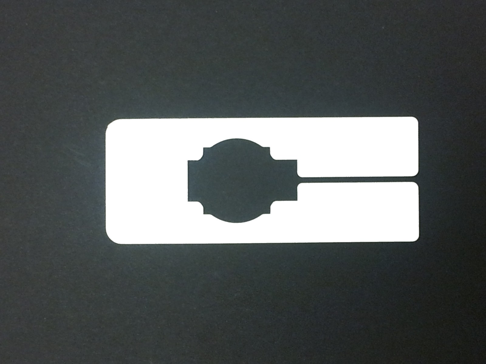 Plastic 10 Blank Rectangular Size Dividers for Retail Clothing Racks