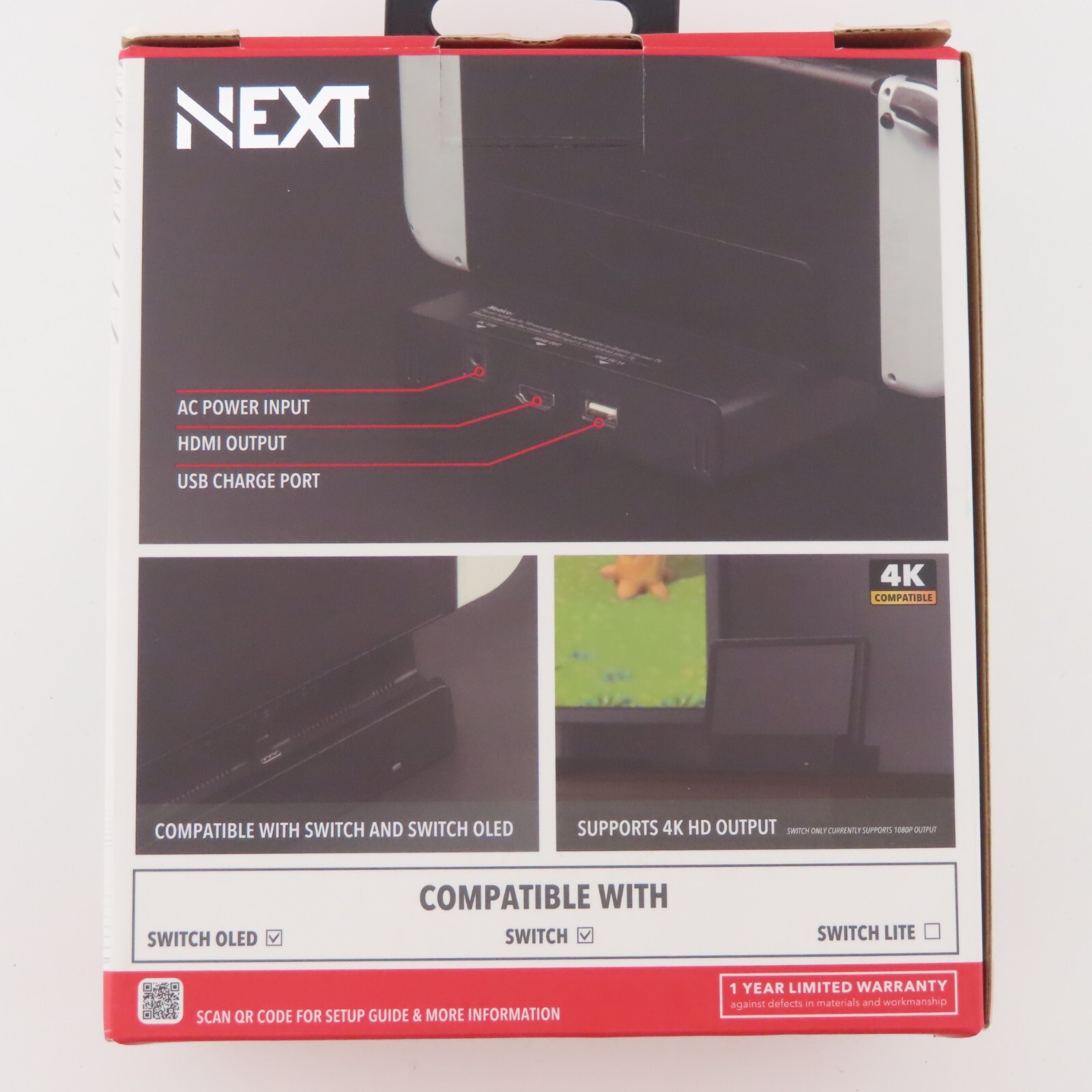 Next TV Dock Kit For Nintendo Switch & Switch Oled New
