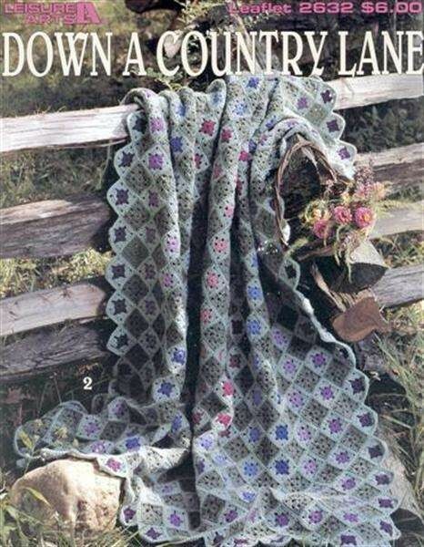 NEW DOWN A COUNTRY LANE AFGHANS  MORNING GLORY MARIGOLD&MORE