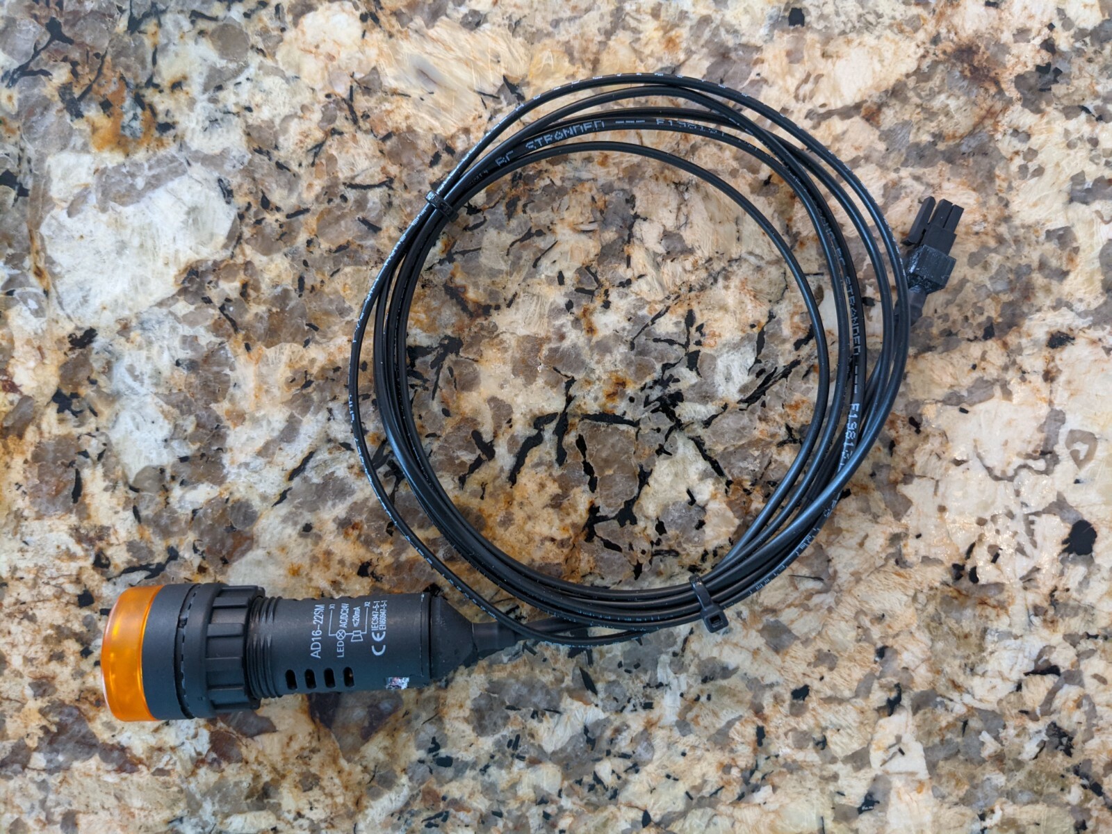 Audio and LED Alarm 24v Recess Mounted Stress Relief Fittings for Neptune Apex
