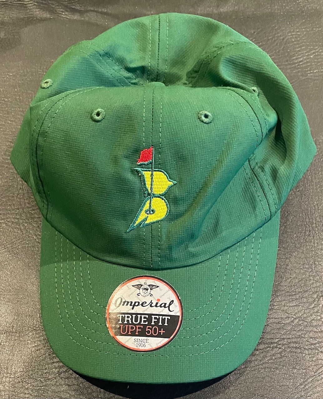 IMPERIAL TRUE FIT GREEN GOLF CAP T-BIRD FOUNDATION ONE SIZE FITS ALL