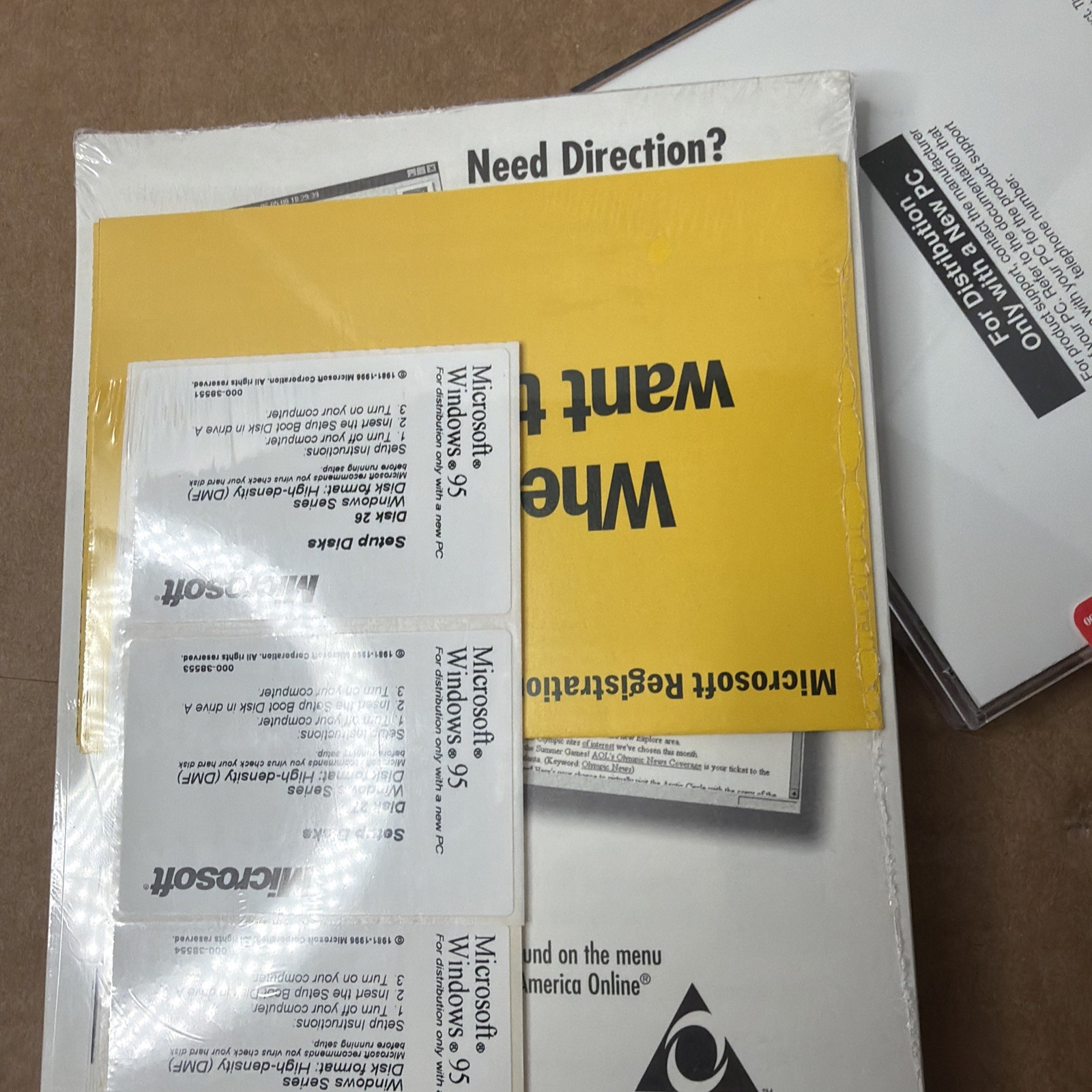 Microsoft Windows 95 Install CD-ROM Product Key & User Guide