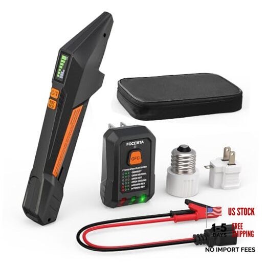 Circuit Breaker Finder and GFCI Outlet Tester – Digital Receiver with Color